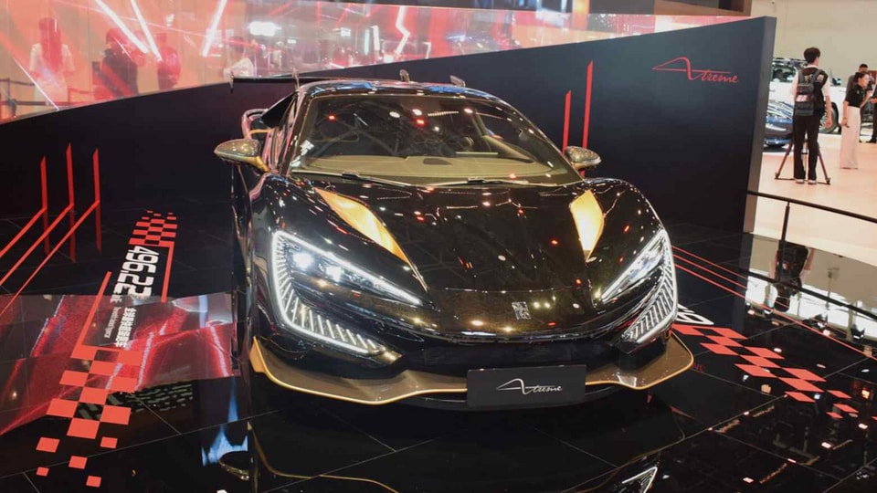 Mẫu siêu xe điện Xtreme của BYD trưng bày tại Beijing Auto Show