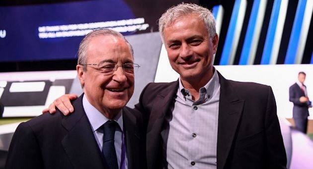Florentino Perez và khả năng đưa Jose Mourinho trở lại dẫn dắt Real Madrid vào năm 2026.