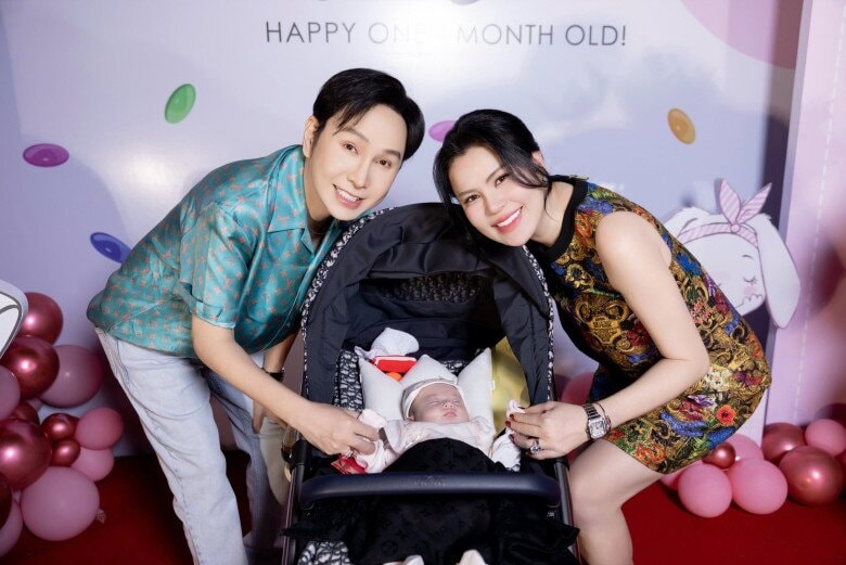 Vợ chồng Phương Lê và Vũ Luân nuôi con khéo léo