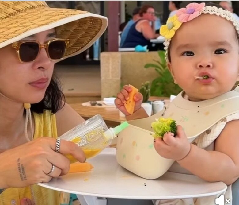 Vợ chồng Ngô Thanh Vân đưa con gái đi nghỉ dưỡng.
