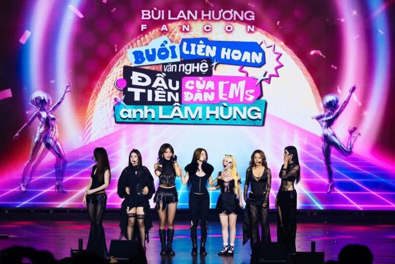 Dàn nghệ sĩ Chị đẹp có đêm giao lưu bùng nổ tại fancon của Bùi Lan Hương.