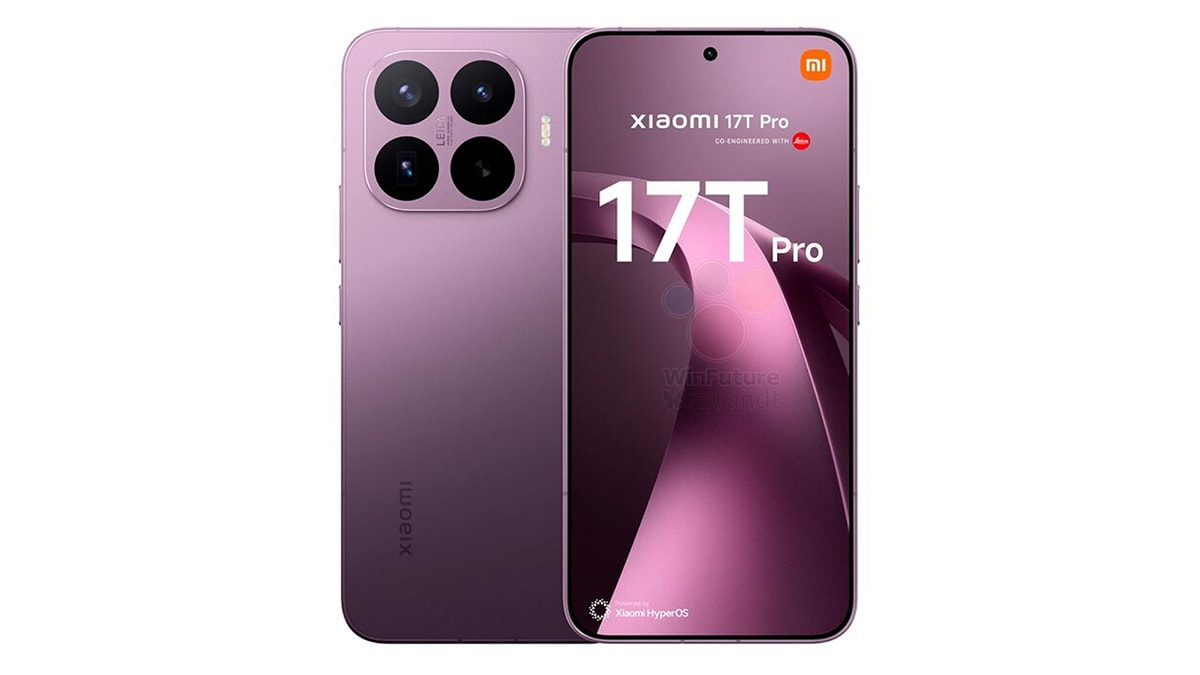 Phiên bản Xiaomi 17T Pro với thiết kế khung kim loại cao cấp