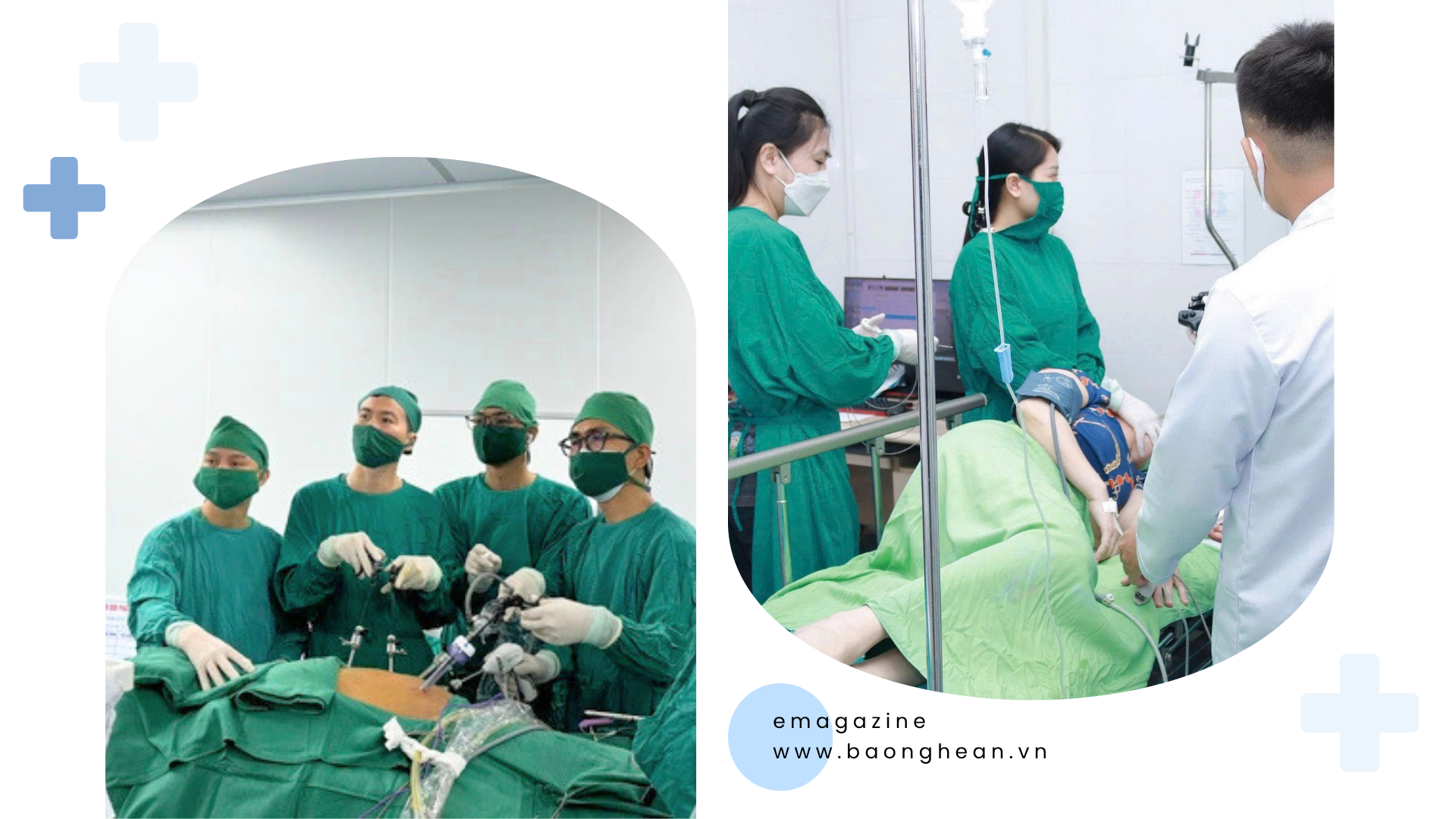 Tại Nghệ An, bác y bác sỹ đã áp dụng những công nghệ hiện đại trong chẩn đoán, điều trị ung thư. Mới đây nhất đã thực hiện thành công ca phẫu thuật nội soi cắt đồng thời ung thư thực quản và ung thư thận cho bệnh nhân 64 tuổi. Ảnh: CSCC
