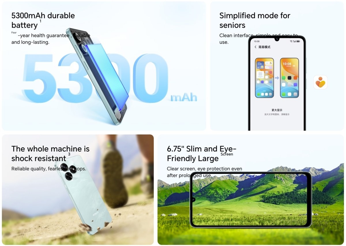 Các thông số kỹ thuật ấn tượng trên HONOR Play 70C