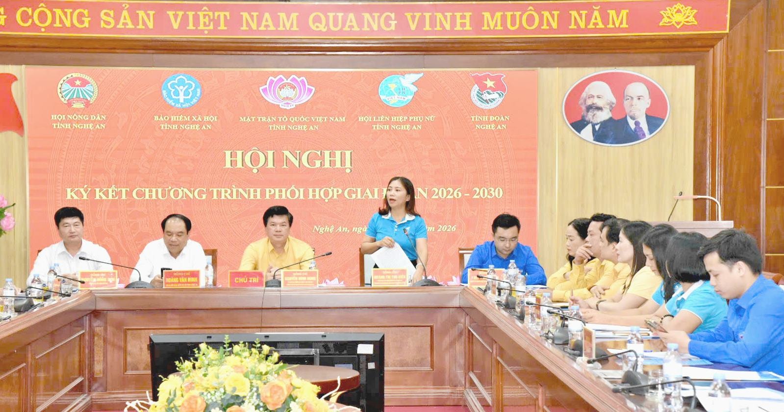 Hội Phụ nữ phát biểu