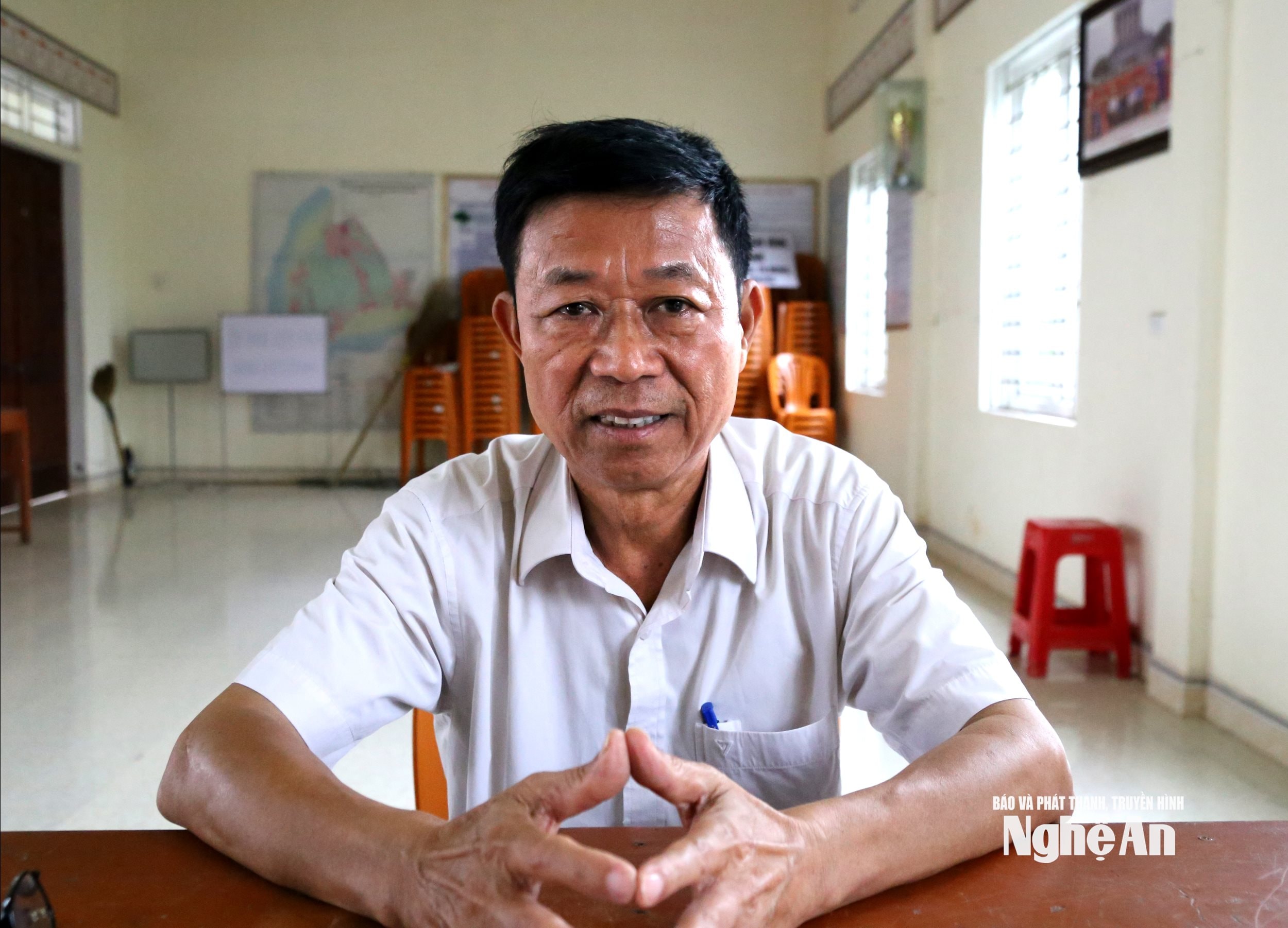 ông Nguyễn Công Mậu – Thôn trưởng thôn Phượng Sơn, xã Đại Đồng. Ảnh XH