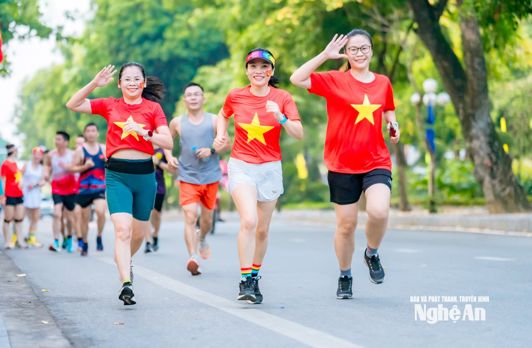 Một buổi tập luyện của các thành viên Vinh Runners
