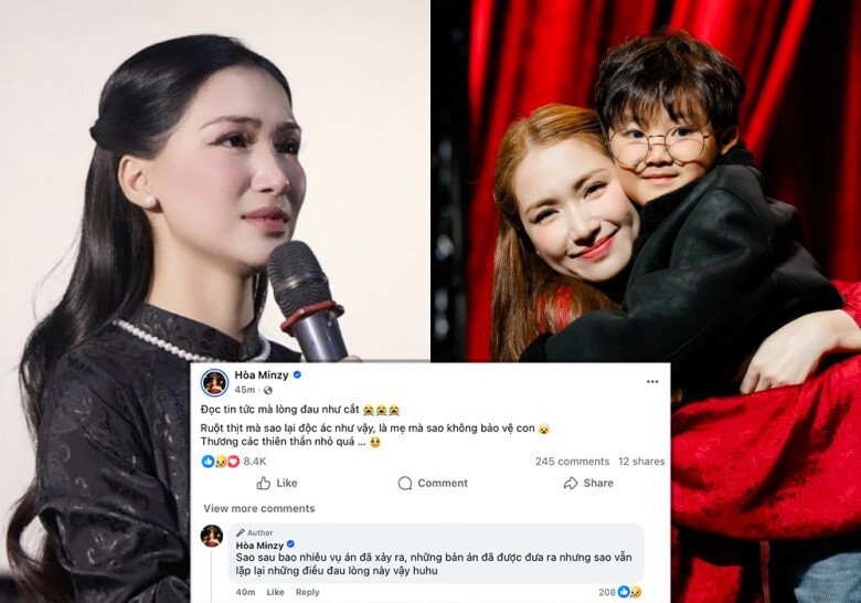 Là một người mẹ, Hòa Minzy không thể im lặng trước vấn nạn bạo hành trẻ em.