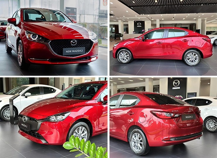 Thiết kế đầu xe Mazda2 2026 với lưới tản nhiệt lớn