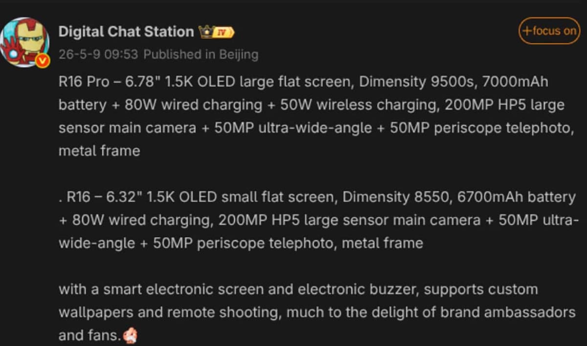 OPPO Reno16 và Reno16 Pro sở hữu cấu hình mạnh mẽ với nhiều nâng cấp đáng chú ý