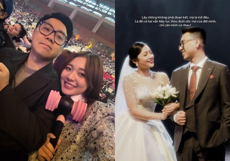 Vợ chồng MC Vũ Phương Thảo chia sẻ khoảnh khắc đời thường hạnh phúc
