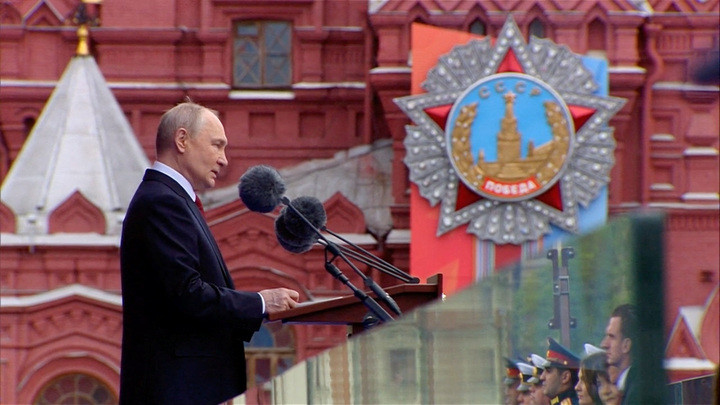 Tổng thống Putin phát biểu khẳng định sức mạnh và lòng đoàn kết của Nga.