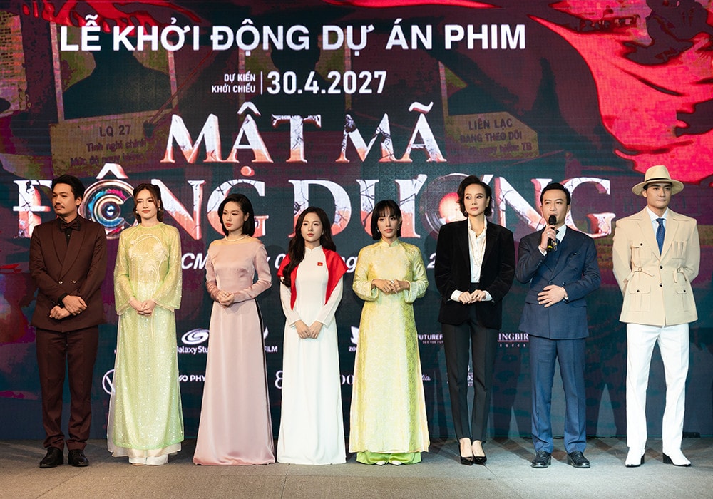 Dàn diễn viên chính Mật mã Đông Dương.