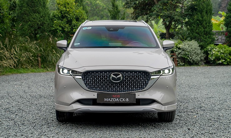 Chi tiết lưới tản nhiệt Mazda CX-8