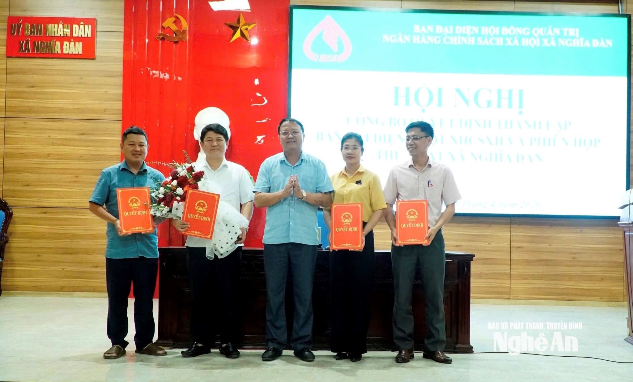 Ra mắt ban đại diện hđqt nhcsxh xã nghĩa đàn