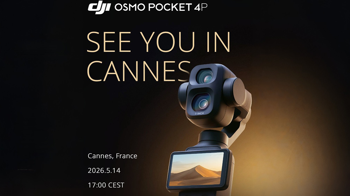 DJI xác nhận ra mắt Osmo Pocket 4P vào ngày 14/5
