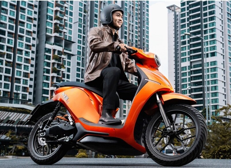 Thiết kế tổng thể mẫu xe máy điện Dat Bike Quantum S1