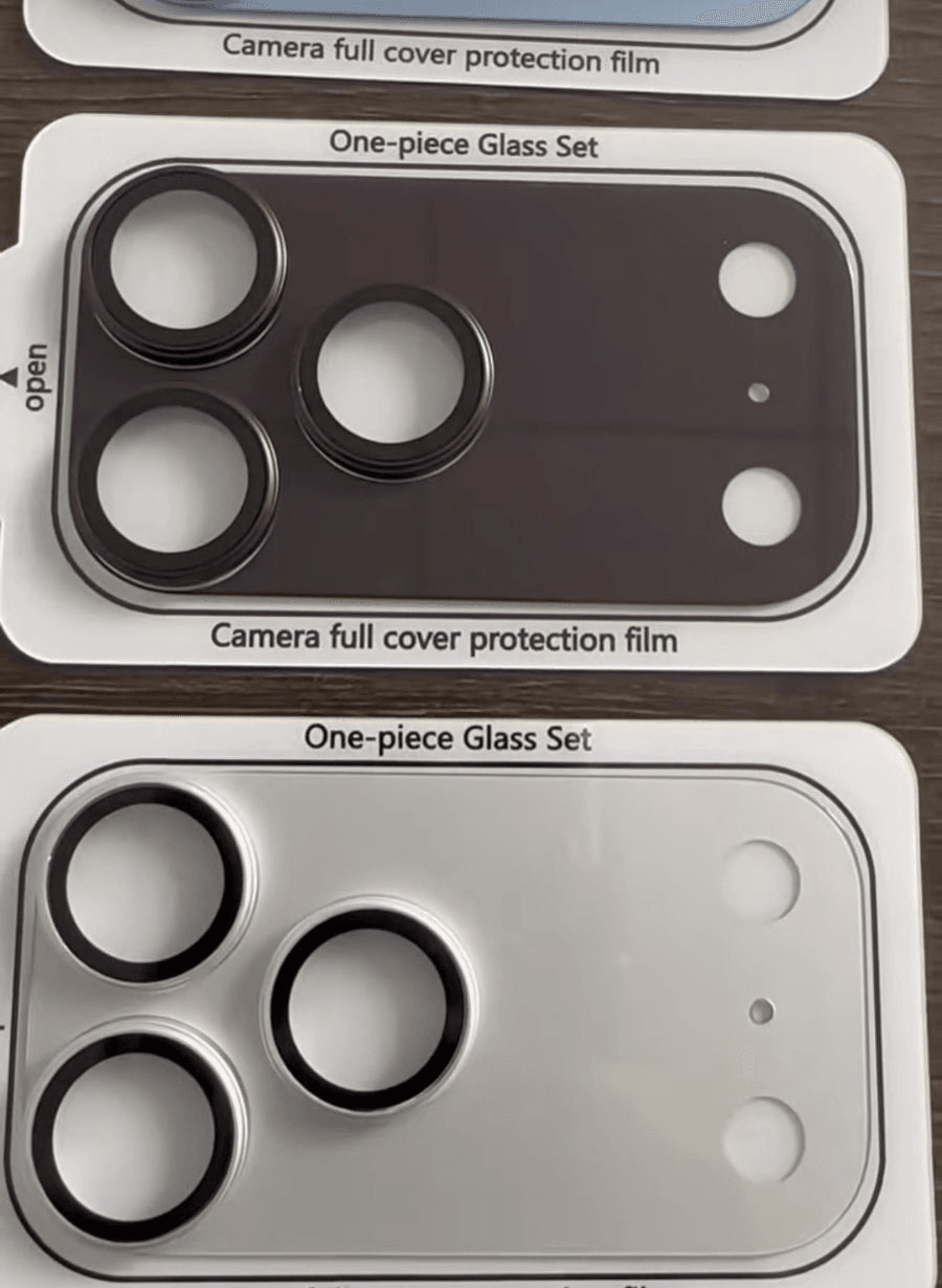 Cận cảnh tấm kính camera iPhone 18 Pro Max