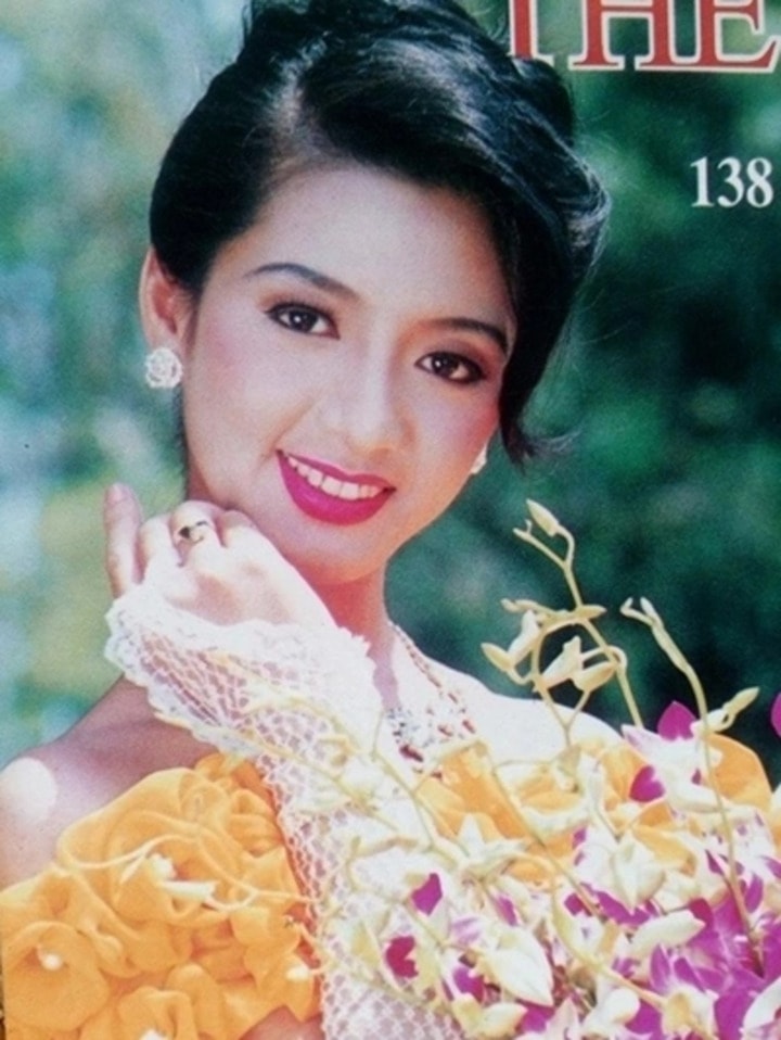 Hoa hậu Thanh Xuân là biểu tượng nhan sắc nổi bật của làng giải trí Việt Nam đầu thập niên 1990.