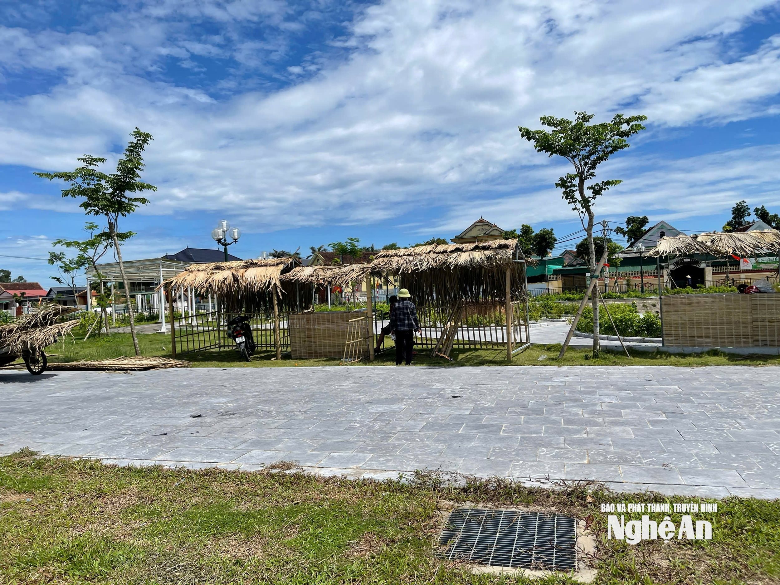  Tại không gian Chợ quê sẽ có 43 gian hàng