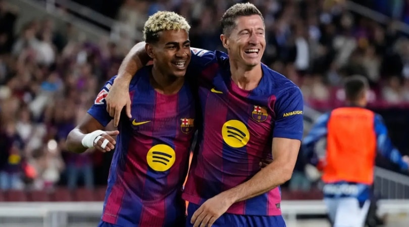 Khả năng dứt điểm sắc bén của Lewandowski là chìa khóa cho những thành công của Barcelona trong những năm qua.