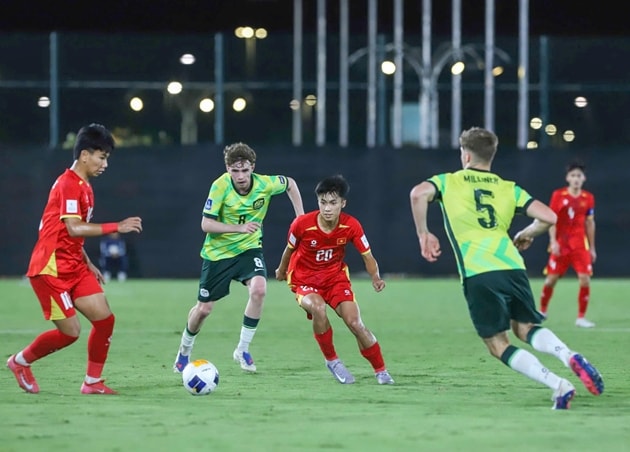 U17 Việt Nam không thể vượt qua U17 Australia. Ảnh: VFF