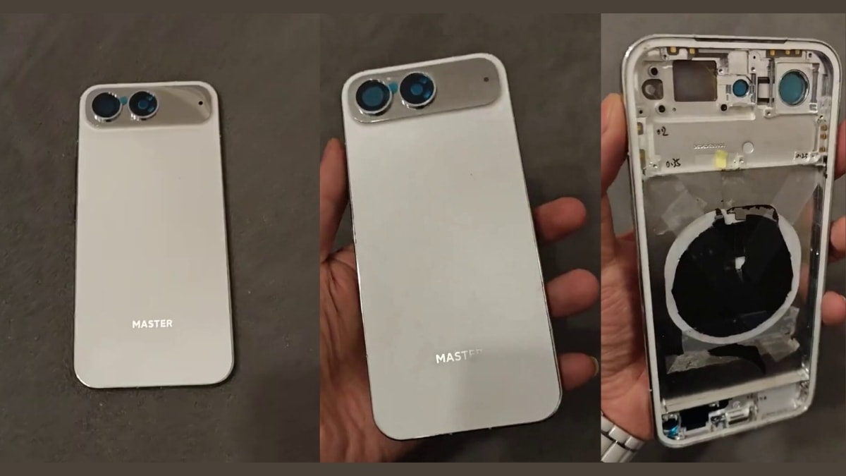 Những hình ảnh rò rỉ về nguyên mẫu rất giống với ý tưởng iPhone Air của Apple