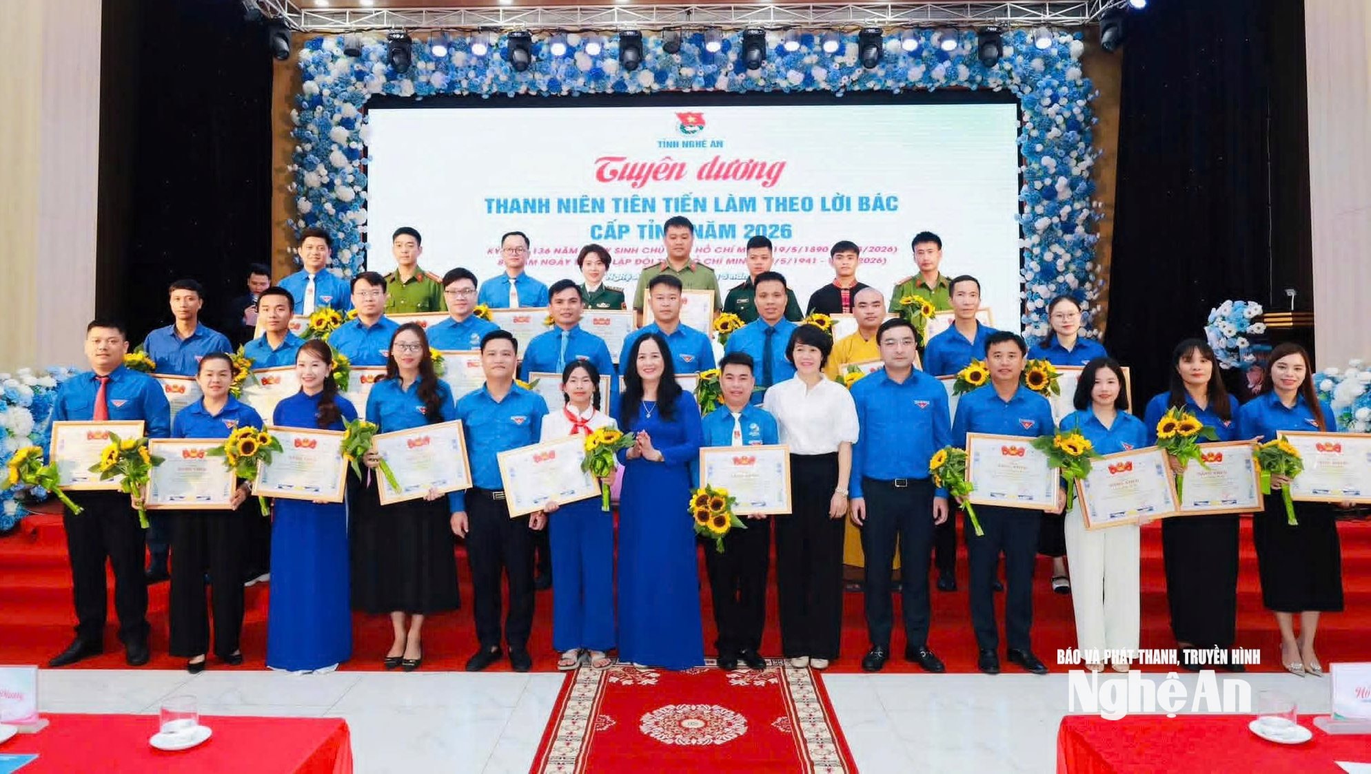 Năm 2026 có 20 thanh niên được tuyên dương điển hình làm theo lời Bác.