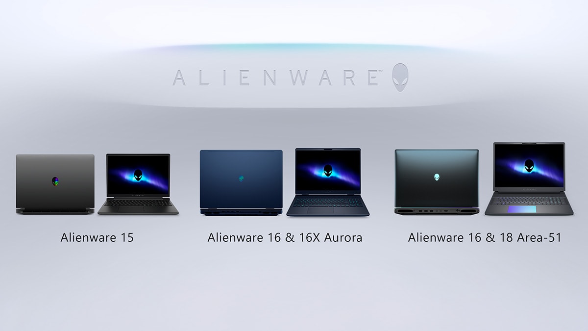 Dải sản phẩm laptop gaming Alienware mới