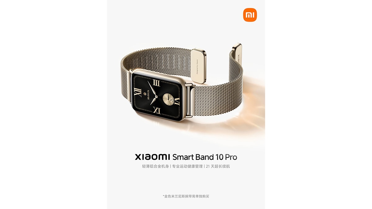 Smart Band 10 Pro hỗ trợ đồng bộ thông báo với iPhone và thời lượng pin 21 ngày