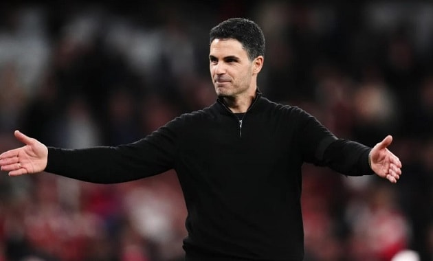 Mikel Arteta trên cương vị huấn luyện viên trưởng Arsenal, người đặt nền móng cho thành công hiện tại.