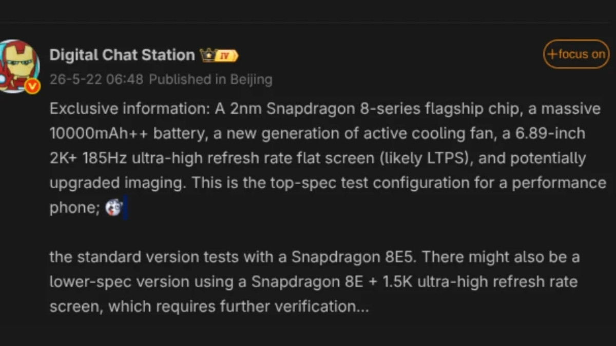 HONOR Win 2 được trang bị vi xử lý Snapdragon 8 Elite Gen 6