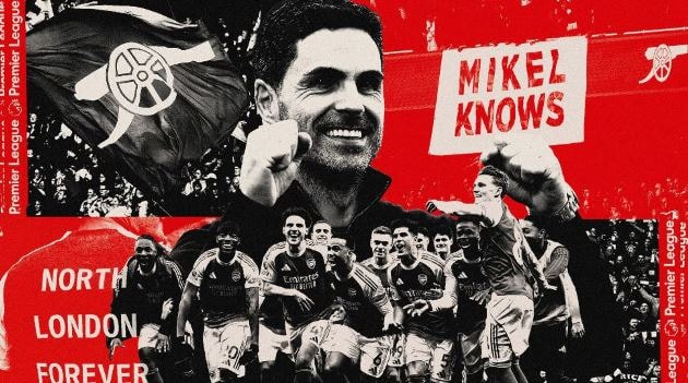 Arsenal vô địch Ngoại hạng Anh dưới thời Mikel Arteta