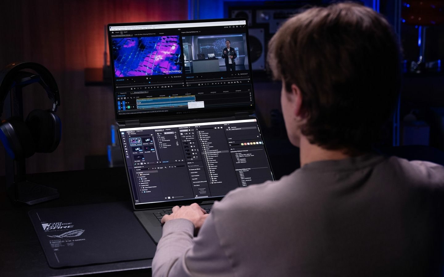 Màn hình OLED 3K 120Hz trên ROG Zephyrus Duo
