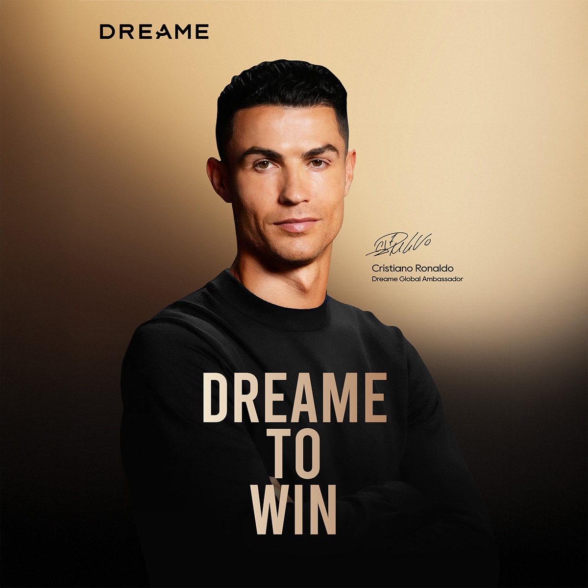 Cristiano Ronaldo trong vai trò Đại sứ Thương hiệu toàn cầu của Dreame