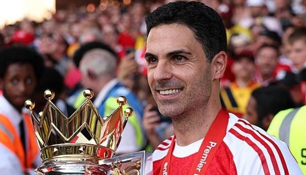 Mikel Arteta nhận giải thưởng Nhà quản lý xuất sắc nhất năm của LMA.