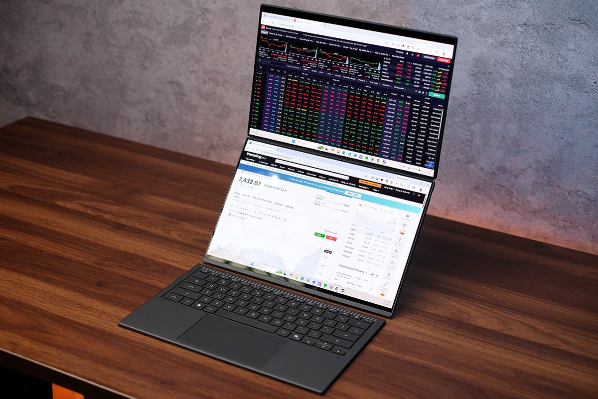 Hệ thống tản nhiệt cải tiến trên Zenbook DUO 2026