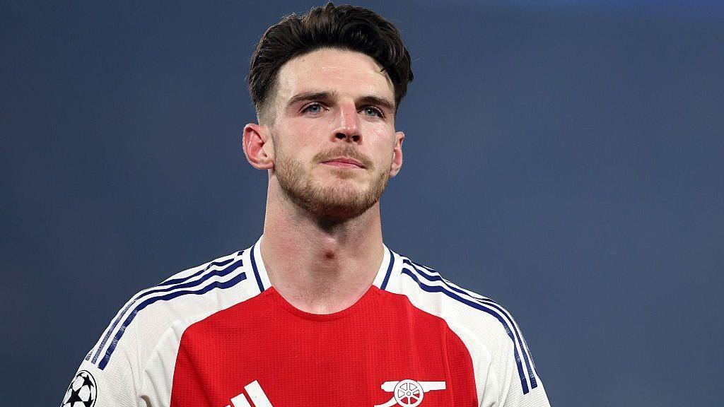 Declan Rice tự tin trước ngưỡng cửa lịch sử cùng Arsenal tại Champions League.