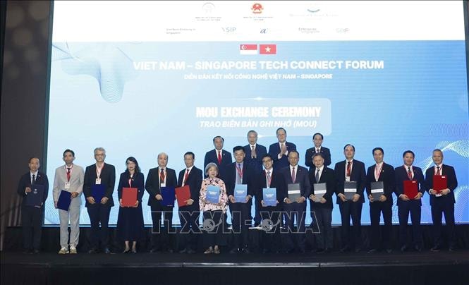 Tổng Bí thư, Chủ tịch nước Tô Lâm chứng kiến lễ trao các biên bản ghi nhớ hợp tác giữa hai nước. Ảnh: Thống Nhất/TTXVN