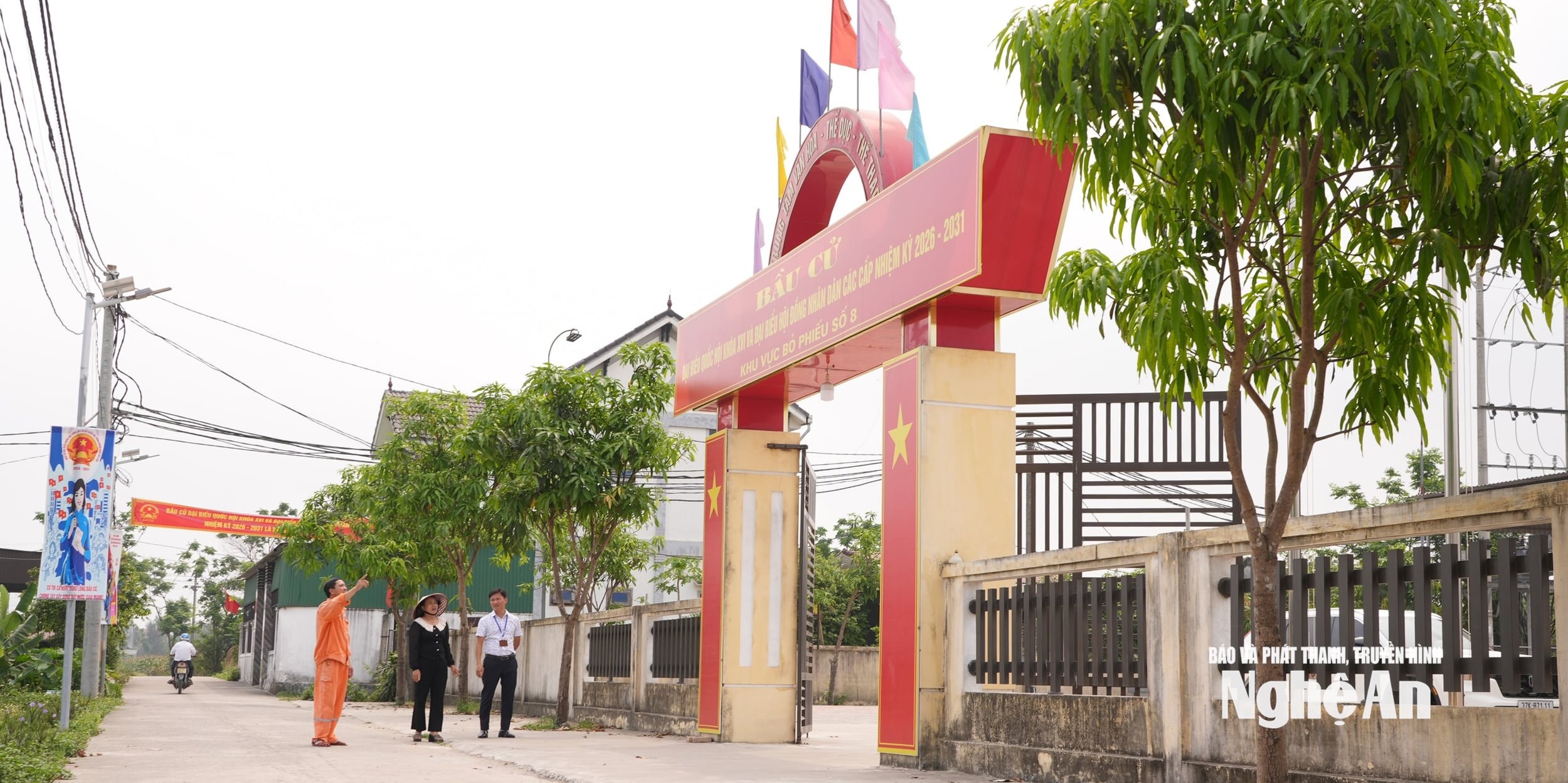 bna_Xóm 1 Đông Lộc đang triển khai mô hình xóm thông minh. Ảnh TP