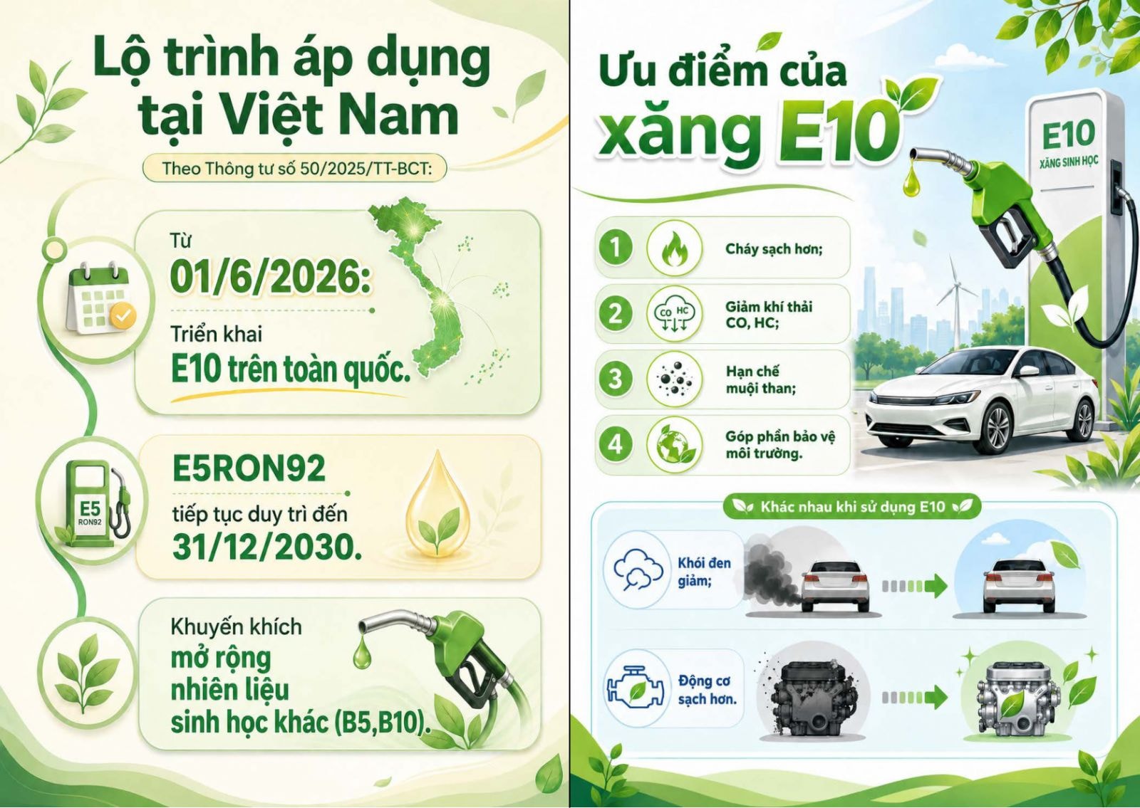 Giải thích về thành phần và cấu tạo của xăng sinh học E10