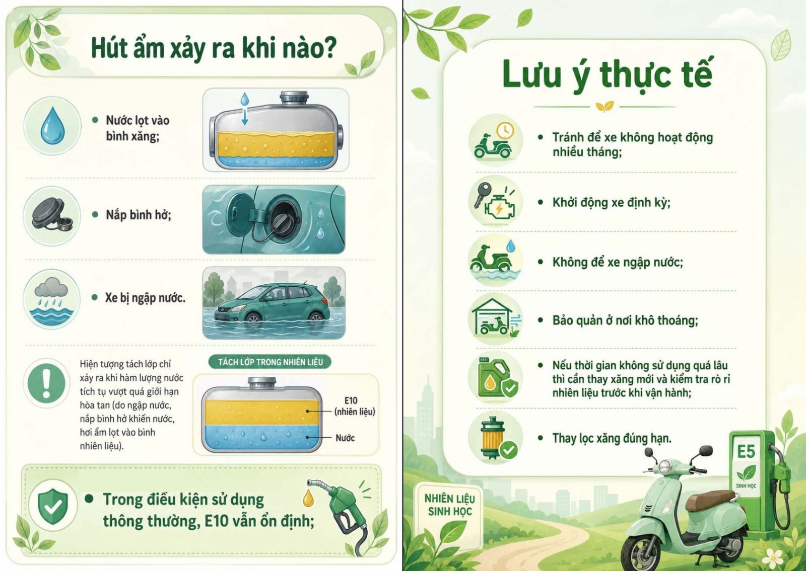Tác động của xăng sinh học E10 trong việc giảm thiểu ô nhiễm môi trường
