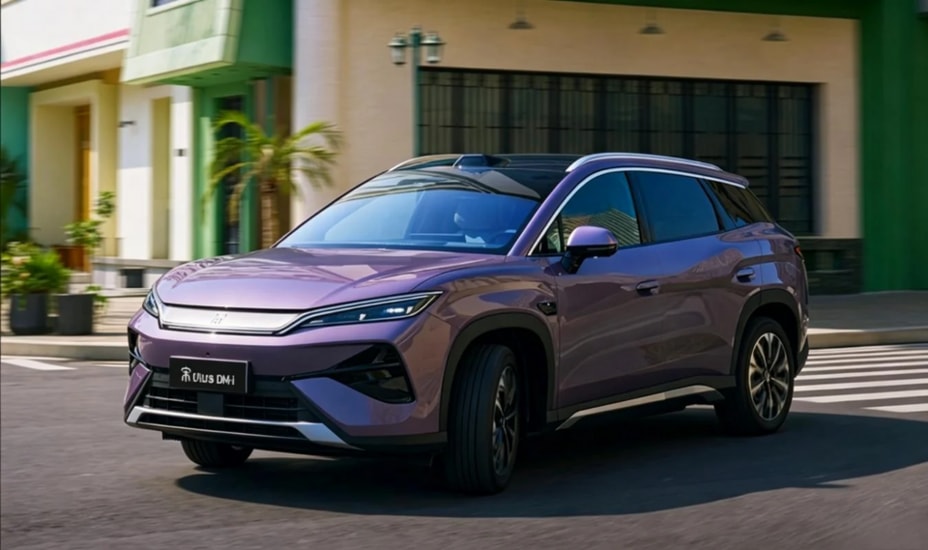 Ngoại thất xe BYD Song Ultra DM-i mới ra mắt tại thị trường Trung Quốc