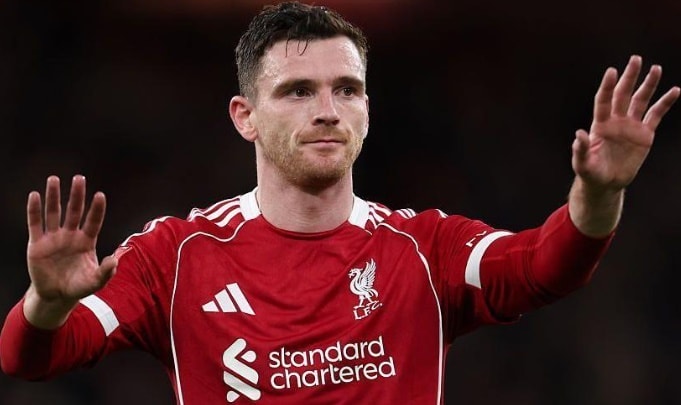 Hậu vệ Andy Robertson chia tay Liverpool sau gần một thập kỷ gắn bó.