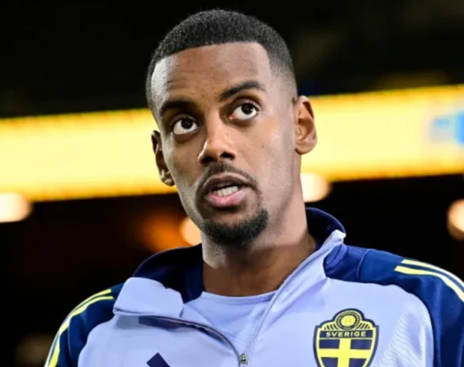 Alexander Isak là niềm hy vọng lớn nhất trên hàng công của Thụy Điển.