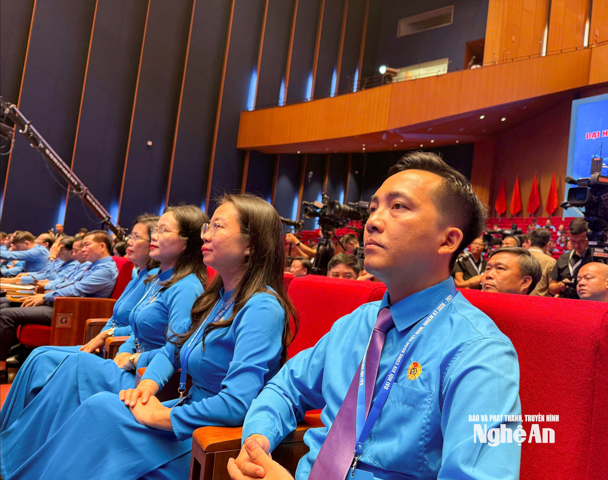 Đoàn đại biểu Nghệ An dự đại hội 2. Ảnh An Nhân