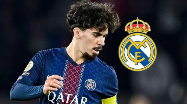 Tiền vệ Vitinha của PSG đang được Real Madrid quan tâm
