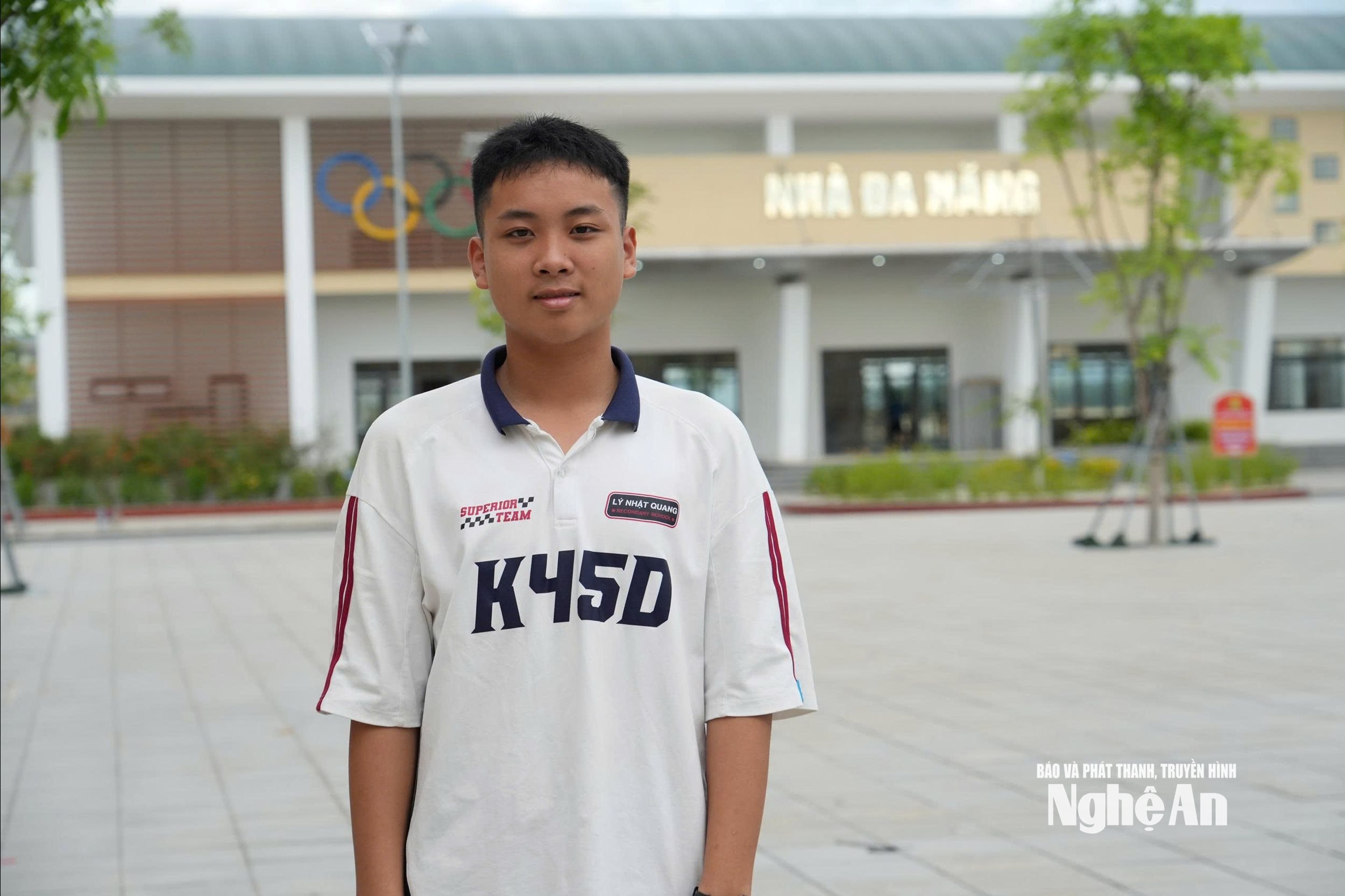 Võ Nhật Hoàng là 1 trong 4 thủ khoa tại Kỳ thi tuyển sinh vào lớp 10 năm học 2026 - 2027 với 29,25 điểm. Ảnh - Mỹ Hà