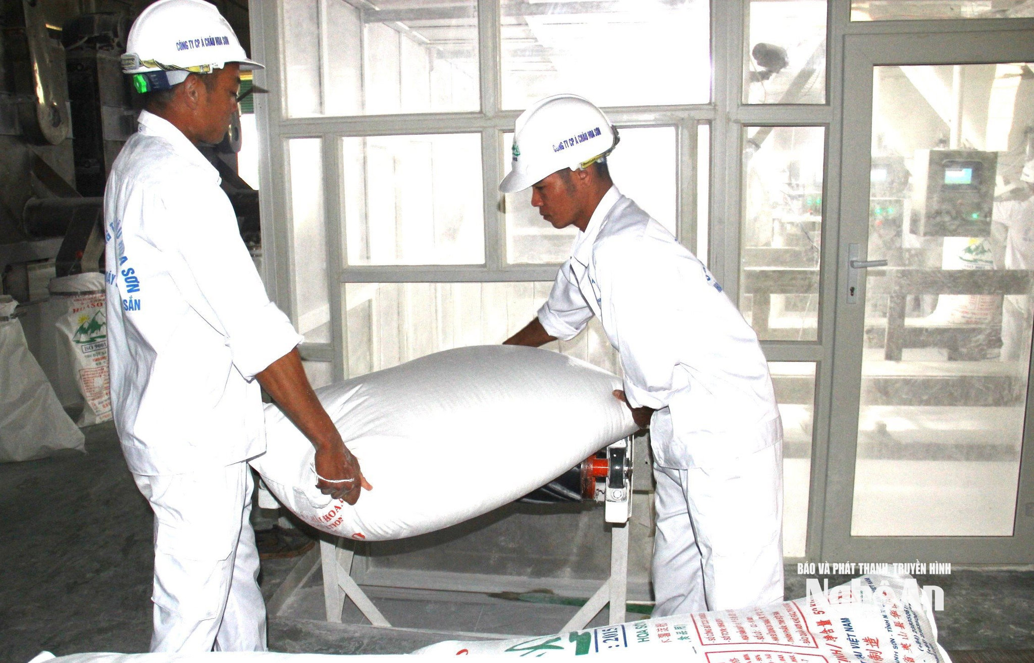 Sản phẩm tinh bột sắn của Công ty cổ phần Á Châu Hoa Sơn. Ảnh HV