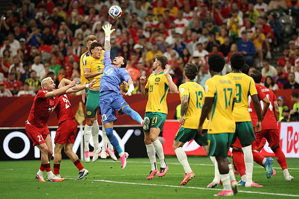 Thủ thành Ugurcan Cakir trong trận đấu với Australia tại World Cup 2026